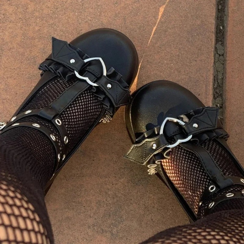 Mary Jane Shoes - Nuove Scarpe Mary Jane con Zeppa