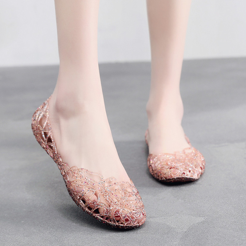 Jelly Sandal Women - Sandali piatti estivi da donna, scarpe