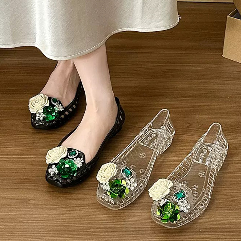 Jelly Sandal Women - Sandali piatti da donna di lusso