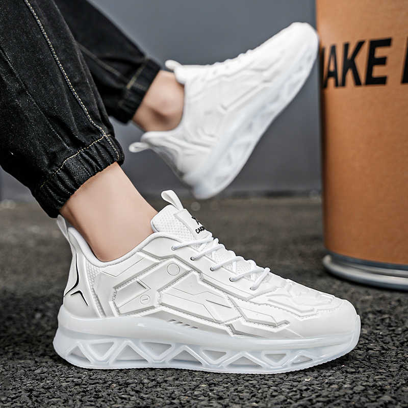 Women'S Shoes To Buy - Sneakers con Suola Spessa Bianche e