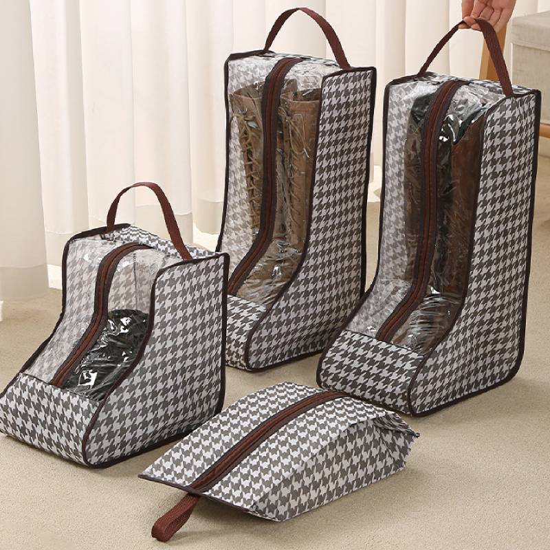 Women Shoes Boots - Sacche porta stivali alti con finestra