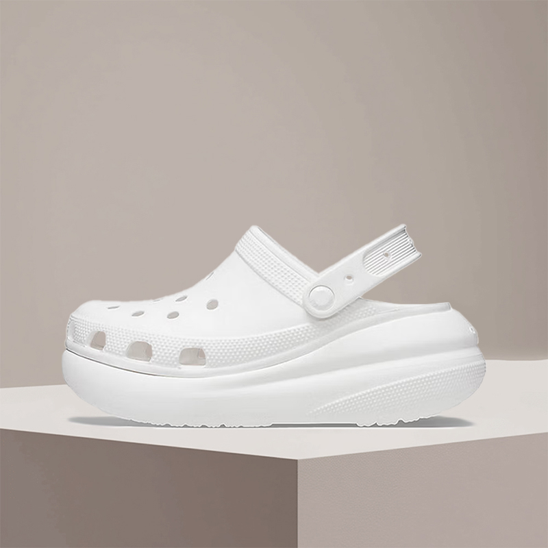 Croc Style Clog - Crocs Classic Crush Clog Bianco Versa