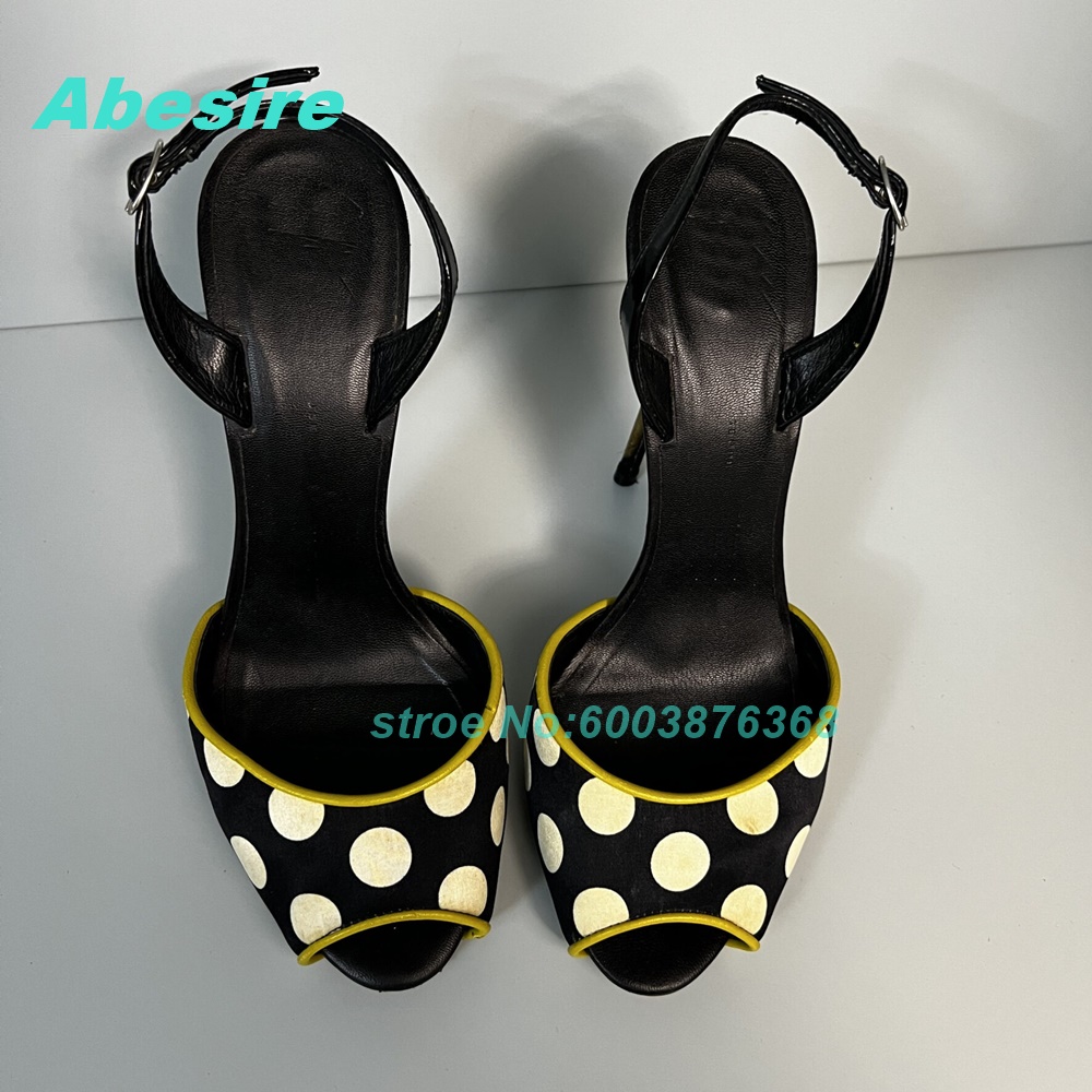 Sandali a Pois Bicolore con Ta - Women'S Shoes Y2K recensione e prezzo