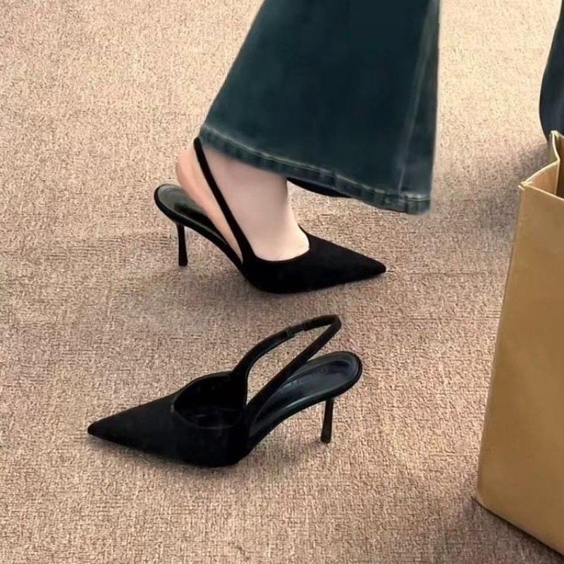 Sandali Baotou con tacco a spi - Leopard Print Heels recensione e prezzo