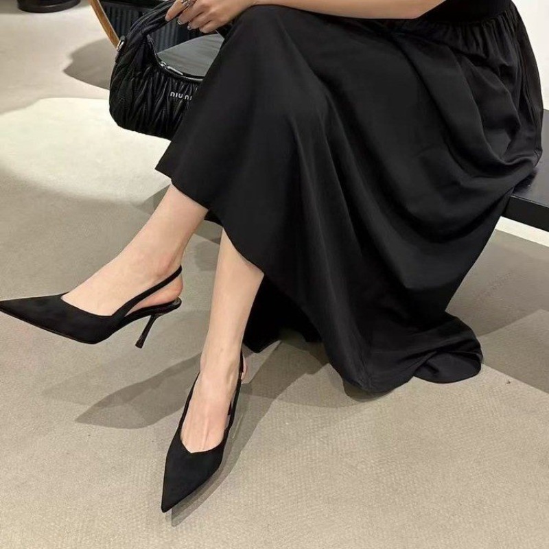 Sandali Baotou con tacco a spi - Leopard Print Heels recensione e prezzo