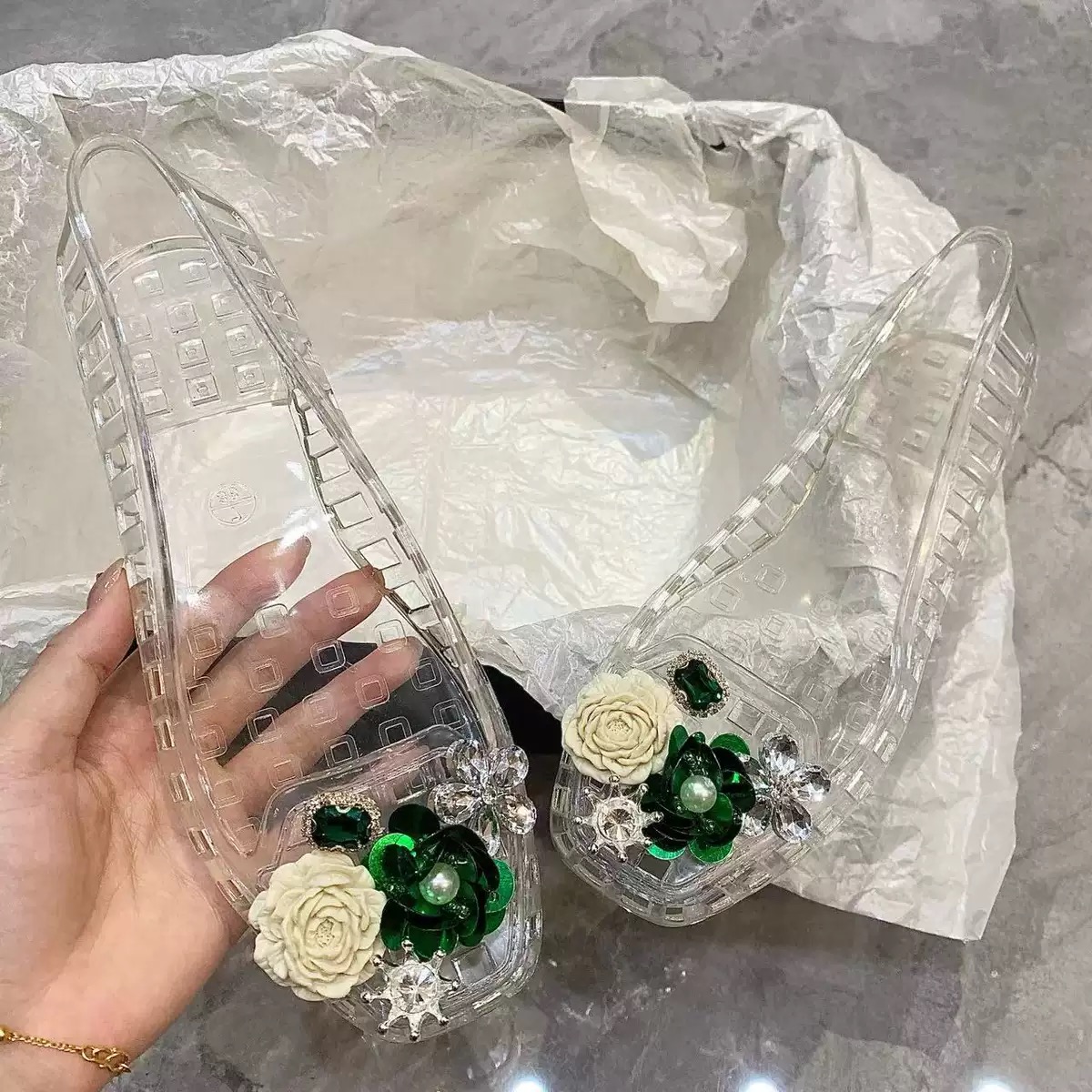 Sandali piatti da donna di lus - Jelly Sandal Women recensione e prezzo
