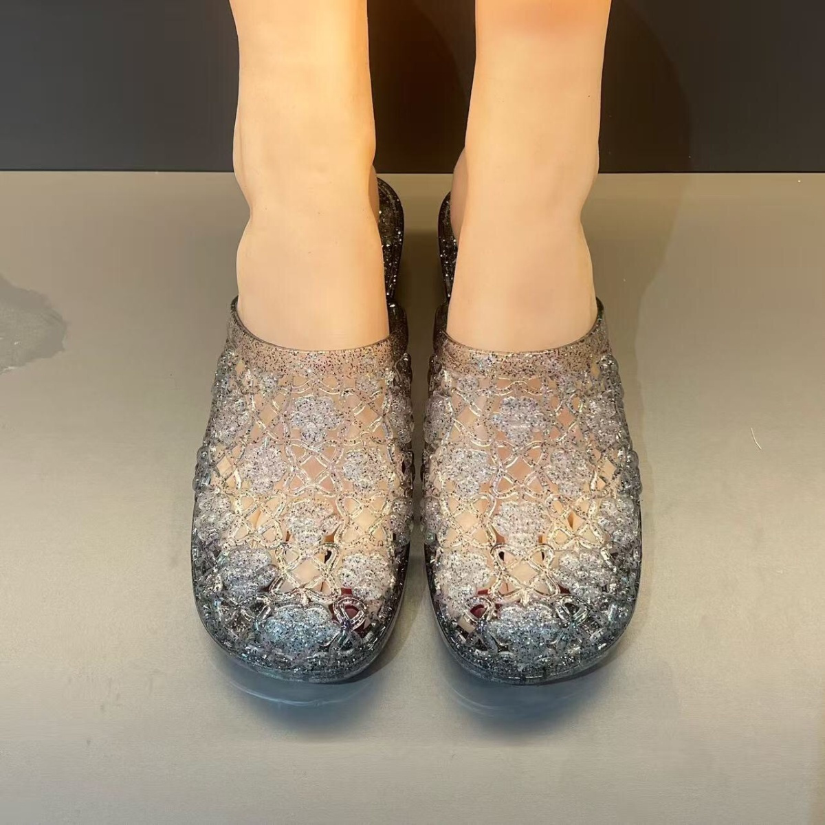 Nuovi Sandali Scintillanti con - Jelly Sandal Women recensione e prezzo