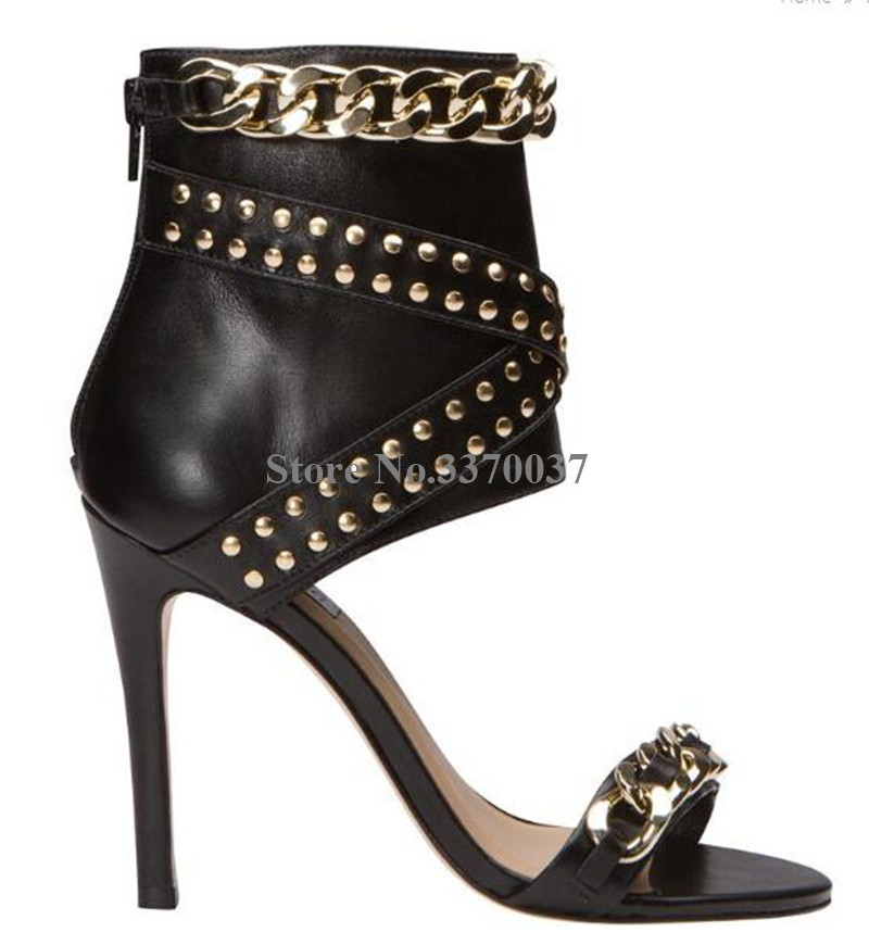 Moda occidentale Donna Open To - Gold Chain Sandal recensione e prezzo