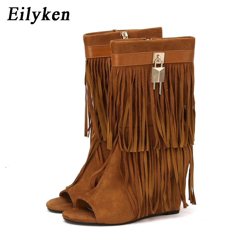 Eilyken Sandali con Zeppa e Fr - Women Shoes Boots recensione e prezzo